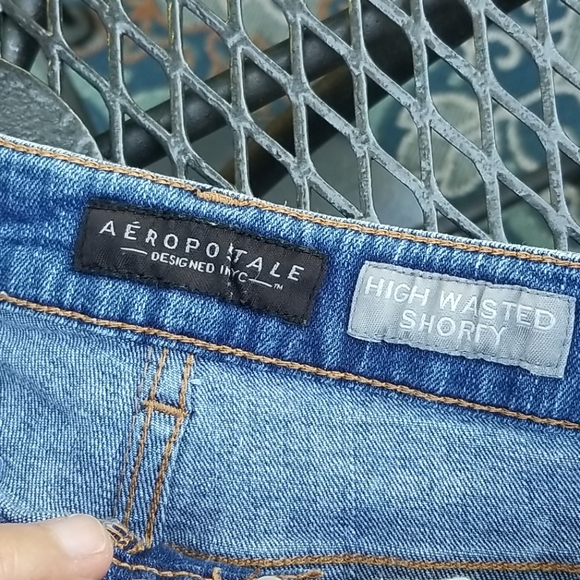 Aeropostale High Waisted Shorty Sz 00 - Picture 3 of 5